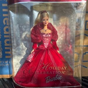 Barbie Holiday Celebration Doll in Sparkling Red